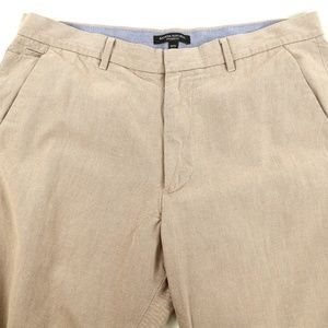 Banana Republic Flat Front Cotton Casual Pants